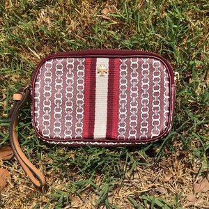 Tory Burch gemini wristlet